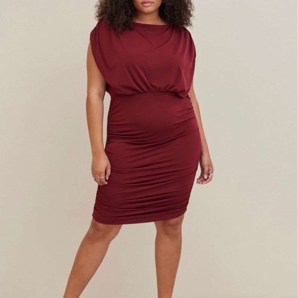 TORRID MIDI DRESS BLACK